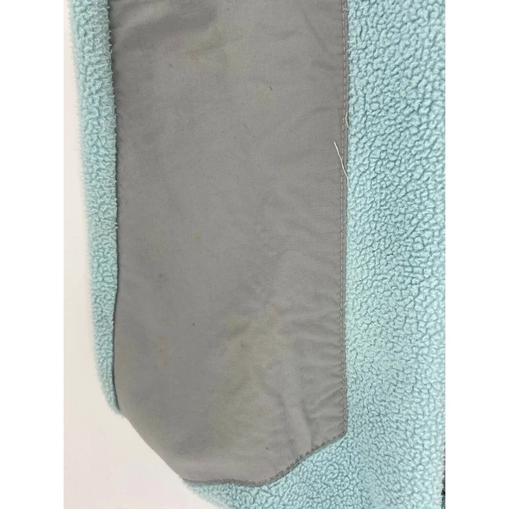 The North Face Gray/Light Green Jacket Girls‎ Size XL Fleece